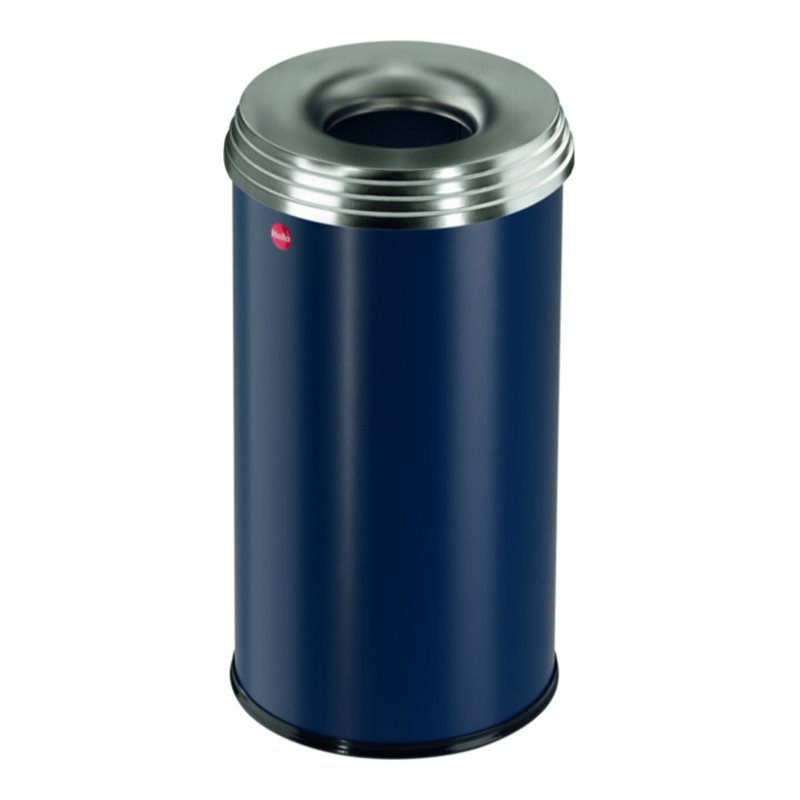 Hailo ProfiLine Safe pro 20 Saphirblau Flammenlöschender Papierkorb