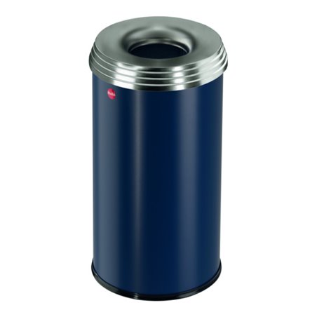 Hailo ProfiLine Safe pro 20 Saphirblau Flammenlöschender Papierkorb