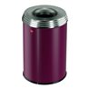 Hailo ProfiLine Safe pro 30 Bordeaux-Rot Flammenlöschender Papierkorb