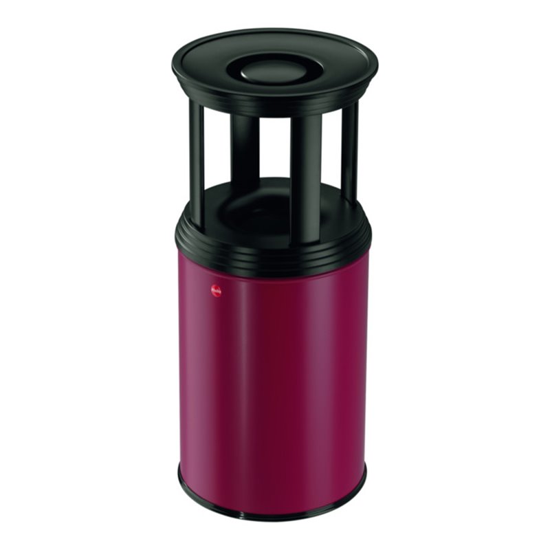 Hailo ProfiLine combi plus 30 Rot Ascher-Papierkorb-Kombination