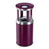 Hailo ProfiLine combi pro 30 Bordeaux-Rot Ascher-Papierkorb-Kombination