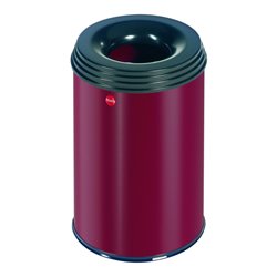 Hailo ProfiLine Safe 15 Kaminrot Flammenlöschender Papierkorb