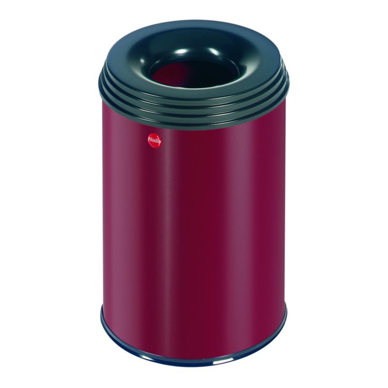 Hailo ProfiLine Safe 15 Kaminrot Flammenlöschender Papierkorb