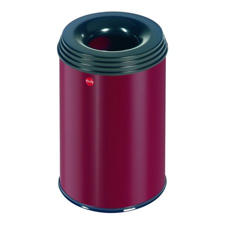 Hailo ProfiLine Safe 15 Kaminrot Flammenlöschender Papierkorb