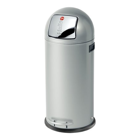 Hailo Großraum-Abfallbox Kick Maxx 50 silber