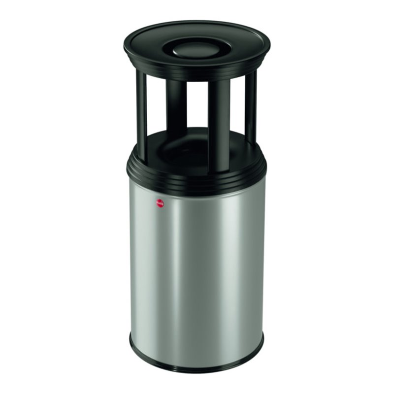 Hailo ProfiLine combi plus 30 Grau Ascher-Papierkorb-Kombination