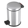 Hailo Solid 4, Tret-Kosmetik-Mülleimer, 4 l Edelstahl