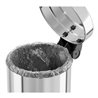 Hailo Solid 4, Tret-Kosmetik-Mülleimer, 4 l Edelstahl