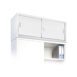 Taurotrade Aufsatzschrank mit Schiebetüren Serie ECO Lichtgrau