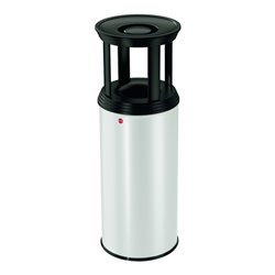 Hailo ProfiLine combi plus 50 Weiß Ascher-Papierkorb-Kombination