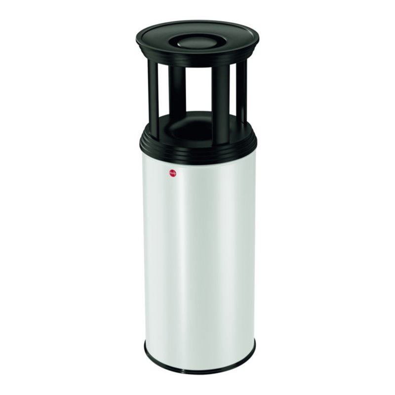 Hailo ProfiLine combi plus 50 Weiß Ascher-Papierkorb-Kombination