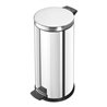 Hailo Solid 20, Tret-Mülleimer, 18 l Edelstahl