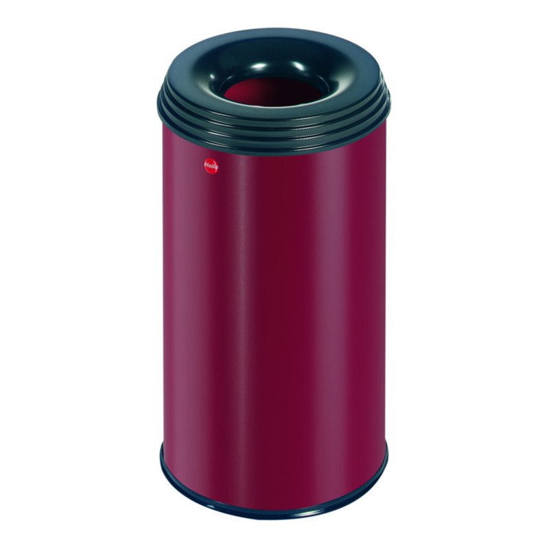 Hailo ProfiLine Safe 20 Kaminrot Flammenlöschender Papierkorb