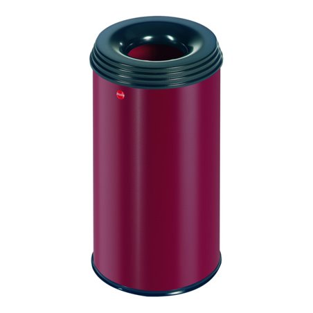 Hailo ProfiLine Safe 20 Kaminrot Flammenlöschender Papierkorb