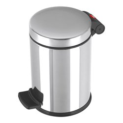 Hailo Solid 4, Tret-Kosmetik-Mülleimer, 3 l Edelstahl