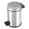 Hailo Solid 4, Tret-Kosmetik-Mülleimer, 3 l Edelstahl