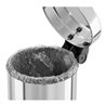 Hailo Solid 4, Tret-Kosmetik-Mülleimer, 3 l Edelstahl