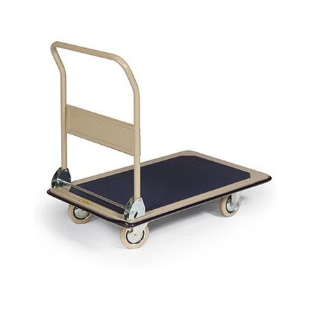 Taurotrade Plattformwagen 250kg Klappbarer Schiebegriff Rad 125mm grau