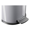 Hailo Solid 14, Tret-Mülleimer, 12 l Silber