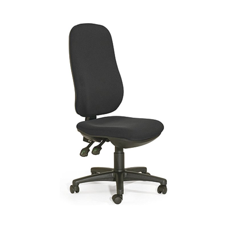 Taurosit Armlehnen für Hochlehn-Drehstuhl höhenverstellbar Kunststoff Schwarz