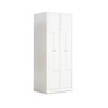 Taurotrade Z-Garderobenschrank Serie ECO auf Sockel 4 Abteile Lichtgrau