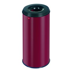 Hailo ProfiLine Safe 50 Kaminrot Flammenlöschender Papierkorb