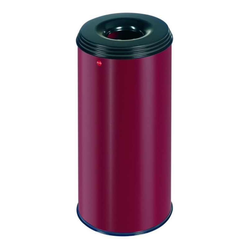 Hailo ProfiLine Safe 50 Kaminrot Flammenlöschender Papierkorb