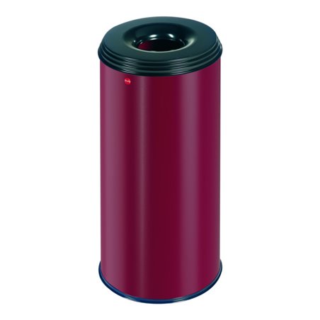 Hailo ProfiLine Safe 50 Kaminrot Flammenlöschender Papierkorb