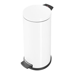 Hailo Solid 20, Tret-Mülleimer, 18 l Weiß