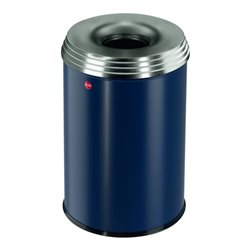 Hailo ProfiLine Safe pro 30 Saphirblau Flammenlöschender Papierkorb