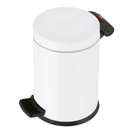 Hailo Solid 4, Tret-Kosmetik-Mülleimer, 4 l Weiß 