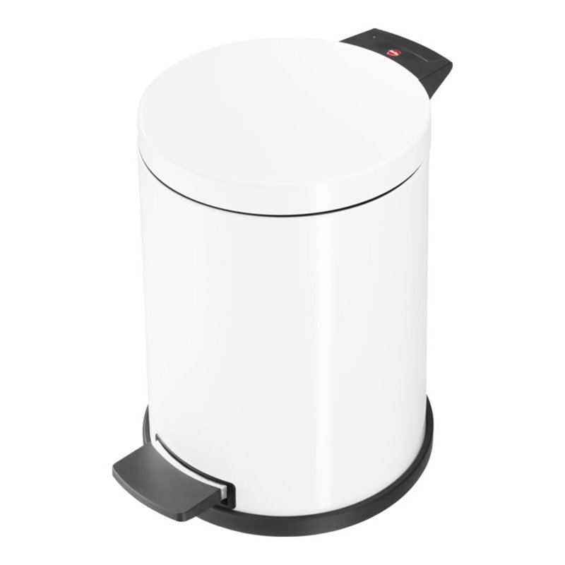 Hailo Solid 14, Tret-Mülleimer, 12 l Weiß