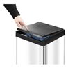 Hailo Großraum-Abfallbox Big Box Touch 80 weiß