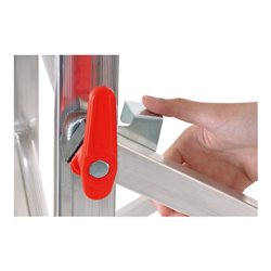 Hailo 1-2-3 500 Combi Alu-Gerüst mit Ein-Hand-Schnellverschluss