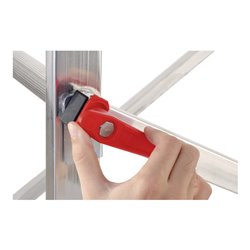 Hailo 1-2-3 500 Combi Alu-Gerüst mit Ein-Hand-Schnellverschluss