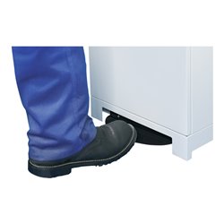 Hailo Wertstoffbehälter ProfiLine WSB 70P Weißaluminium