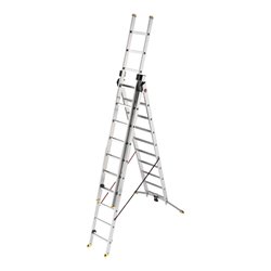 Hailo Mehrzweckleiter ProfiLine duo 2-teilig 2x10 Sprossen