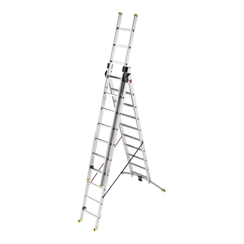 Hailo Mehrzweckleiter ProfiLine duo 2-teilig 2x10 Sprossen