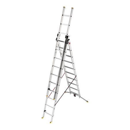 Hailo Mehrzweckleiter ProfiLine duo 2-teilig 2x10 Sprossen