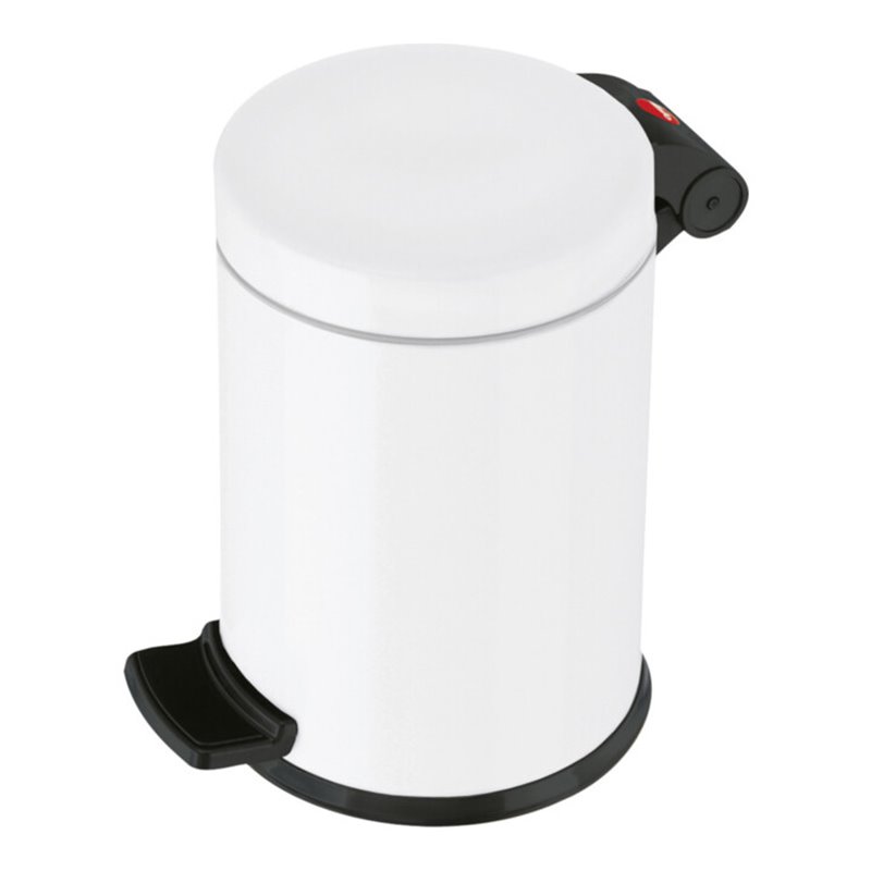 Hailo Solid 4, Tret-Kosmetik-Mülleimer, 3 l Weiß