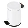 Hailo Solid 4, Tret-Kosmetik-Mülleimer, 3 l Weiß