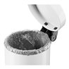 Hailo Solid 4, Tret-Kosmetik-Mülleimer, 3 l Weiß