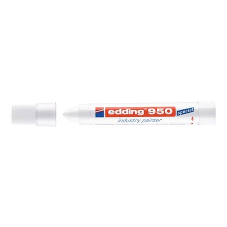 Edding Pastenmarker 950 weiss permanent Rundspitze Strichbreite 10mm