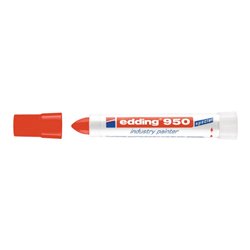 Edding Pastenmarker 950 rot permanent Rundspitze Strichbreite 10mm