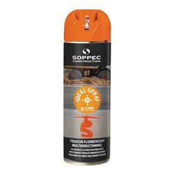 Soppec Markierungsspray Ideal 500 ml für alle Untergründe leuchorange