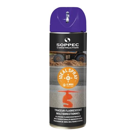 Soppec Markierungsspray Ideal 500 ml für alle Untergründe leuchtblau