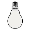 Osram Glühlampe 100W E27 innen mattiert stoßfest 10St./VE