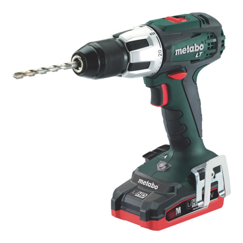 Metabo Akku-Schlagbohrmaschine SB 18 LT Kunststoffkoffer + 2x18V/3.1Ah LiHD + ASC 30-36 V