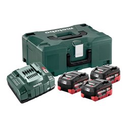 Metabo Basis Set 3 x LiHD 5.5 Ah + metaBOX 145