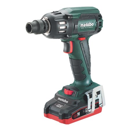 Metabo Akku-Schlagschrauber SSW 18 LTX 400 BL Kunststoffkoffer + 2x18V/3.1Ah LiHD + ASC 30-36 V
